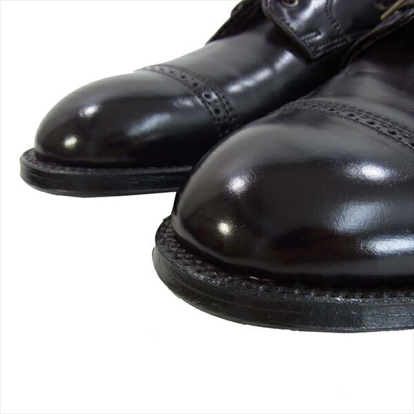 ALDEN オールデン 56201 未使用 キャップトゥ ダービー モデファイドラスト コードバン シューズ ダークブラウン系 9.5D【極上美品】【中古】