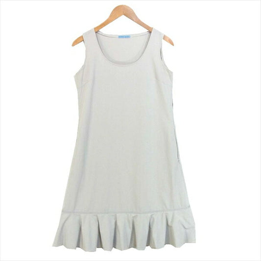 FOXEY フォクシー giRL ノースリーブワンピース ノースリーブ 日本製 レディース ワンピース グレー系 グレー系 S【中古】