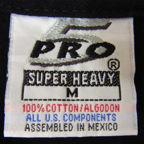 TENDERLOIN テンダーロイン T-TEE 5PRO SUPER HEAVY ロゴ 半袖 コットン Tシャツ ブラック系 ブラック系 M【中古】