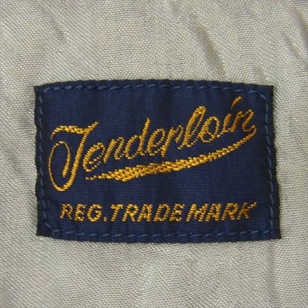 TENDERLOIN テンダーロイン CORDUROY SHT AS/S 総柄 コーデュロイ コットン 長袖シャツ ネイビー系 ネイビー系 S【中古】