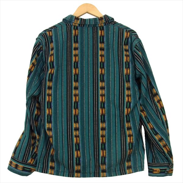 TENDERLOIN テンダーロイン T-NATIVE JKT ネイティブ ストライプ ジャケット 長袖シャツ ブルー系 S【中古】