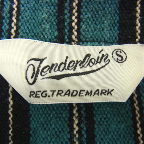 TENDERLOIN テンダーロイン T-NATIVE JKT ネイティブ ストライプ ジャケット 長袖シャツ ブルー系 S【中古】