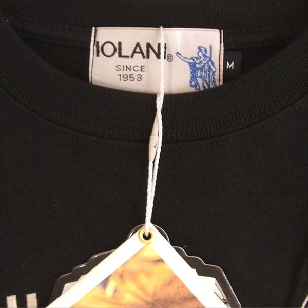 イオラニ 103702M ハワイアントゥイーティー 刺繍入り レディース Tシャツ 黒系 黒系 M【新古品】【未使用】【中古】