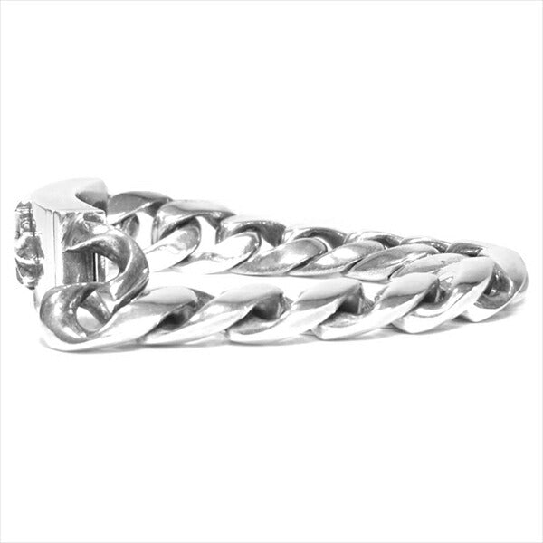 CHROME HEARTS クロムハーツ（原本無） ID FLORAL CRS フローラルクロスID 1ダイヤ 13リンク クラシック ブレスレット シルバー【中古】
