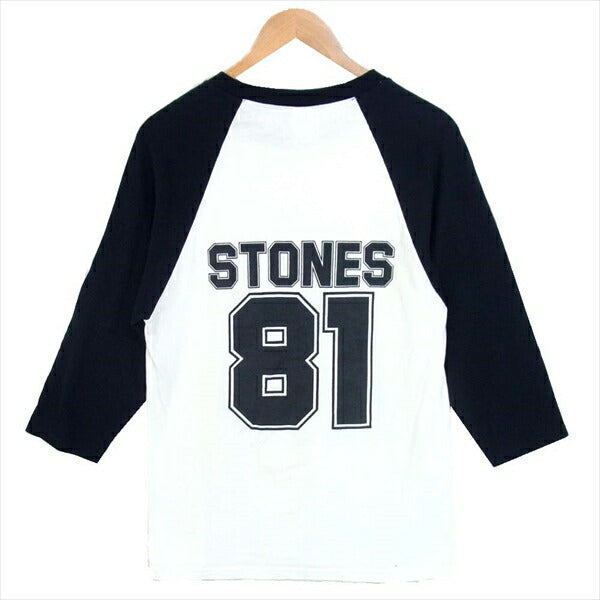 アンビル THE ROLLING STONES ローリングストーンズ ラグランTシャツ ラグラン Tシャツ ホワイト系 ホワイト系 S【中古】