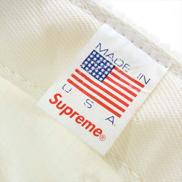 Supreme シュプリーム 17AW Waffle Corduroy Camp Cap ワッフルコーデュロイ キャンプ キャップ ホワイト系  ホワイト系【中古】