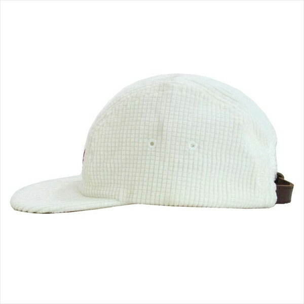 Supreme シュプリーム 17AW Waffle Corduroy Camp Cap ワッフルコーデュロイ キャンプ キャップ ホワイト系  ホワイト系【中古】