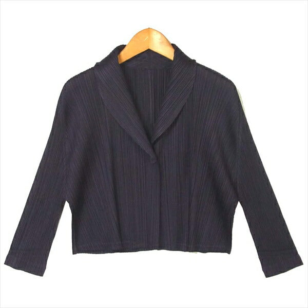 PLEATS PLEASE プリーツプリーズ PP03-JD202 ボレロ レディース ジャケット パープル系 パープル系 3【中古】