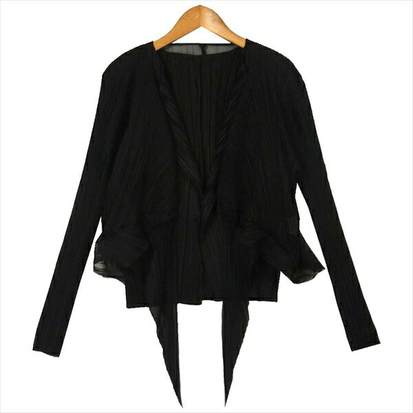 PLEATS PLEASE プリーツプリーズ イッセイミヤケ ISSEY MIYAKE PP83-JO814 レイヤード アンサンブル セット ジャケット ブラック系 3【美品】【中古】