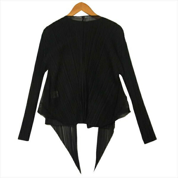 PLEATS PLEASE プリーツプリーズ イッセイミヤケ ISSEY MIYAKE PP83-JO814 レイヤード アンサンブル セット ジャケット ブラック系 3【美品】【中古】