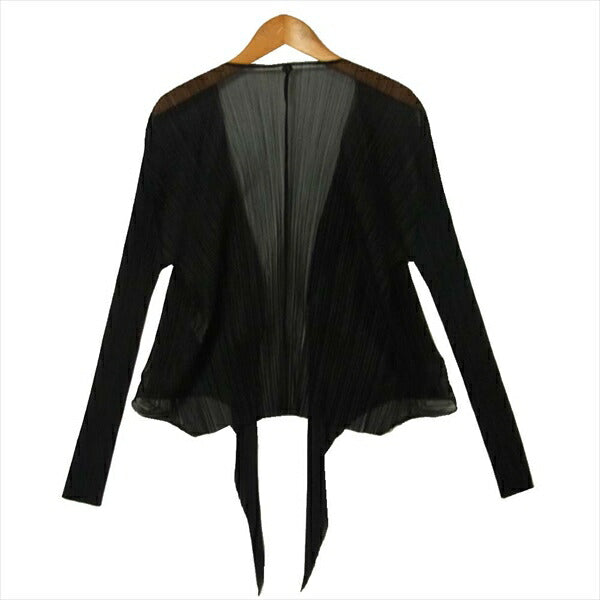 PLEATS PLEASE プリーツプリーズ イッセイミヤケ ISSEY MIYAKE PP83-JO814 レイヤード アンサンブル セット ジャケット ブラック系 3【美品】【中古】