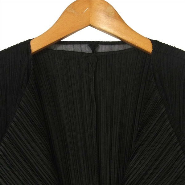 PLEATS PLEASE プリーツプリーズ イッセイミヤケ ISSEY MIYAKE PP83-JO814 レイヤード アンサンブル セット ジャケット ブラック系 3【美品】【中古】