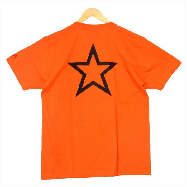 VANSON バンソン LTV-2017 バンソン ルーニーテューンズコラボ スタープリント 半袖 Tシャツ オレンジ系 オレンジ系 XL【新古品】【未使用】【中古】