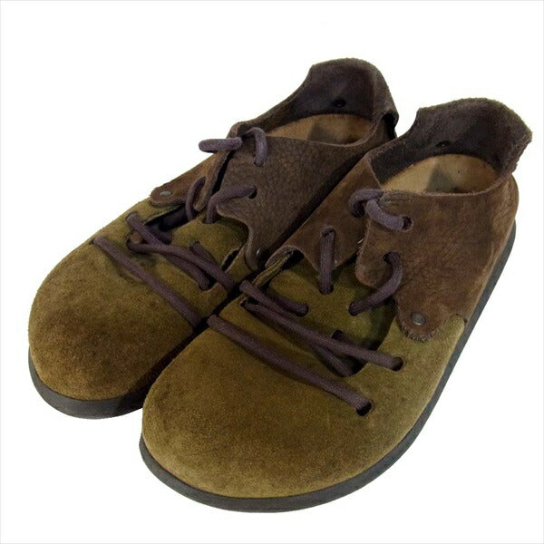 BIRKENSTOCK ビルケンシュトック montana モンタナ シューズ レディース サンダル カーキ×ブラウン系 カーキ×ブラウン系 38E【中古】