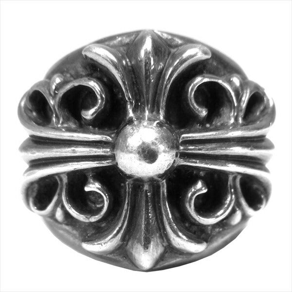 CHROME HEARTS クロムハーツ（原本無） KEEPER RING SILVER キーパー ブラックロジウム リング シルバー 18号程度【中古】