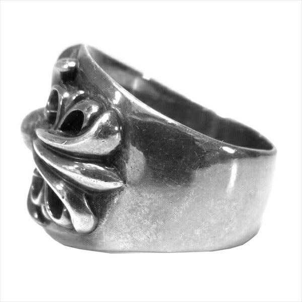 CHROME HEARTS クロムハーツ（原本無） KEEPER RING SILVER キーパー ブラックロジウム リング シルバー 18号程度【中古】
