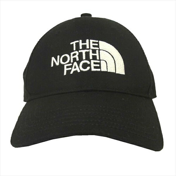 THE NORTH FACE ノースフェイス NN02044 LOGO CAP ロゴ刺繍 バックベルト キャップ ブラック系 ブラック系 FREE【美品】【中古】