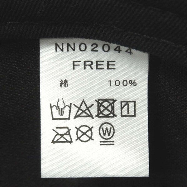 THE NORTH FACE ノースフェイス NN02044 LOGO CAP ロゴ刺繍 バックベルト キャップ ブラック系 ブラック系 FREE【美品】【中古】