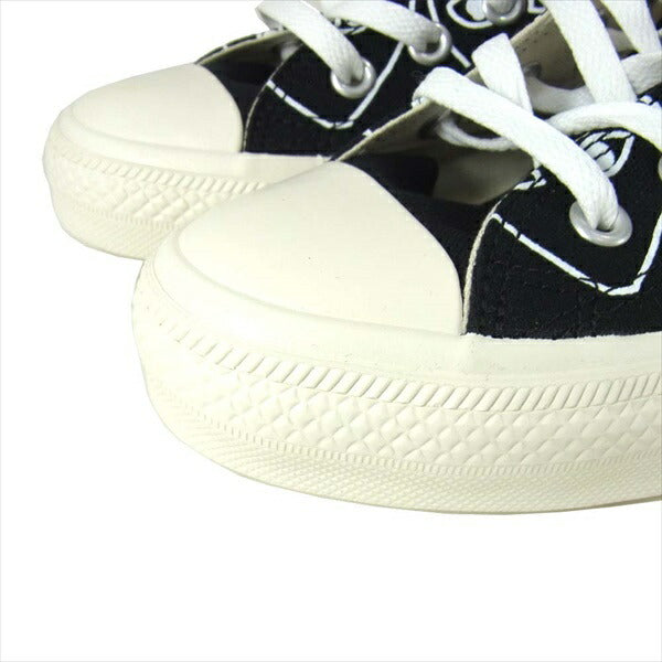 PLAY COMME des GARCONS プレイコムデギャルソン × コンバース CONVERSE 1CL706 ALL STAR OX PCDG 20 オールスター スニーカー 黒系 26cm【極上美品】【中古】
