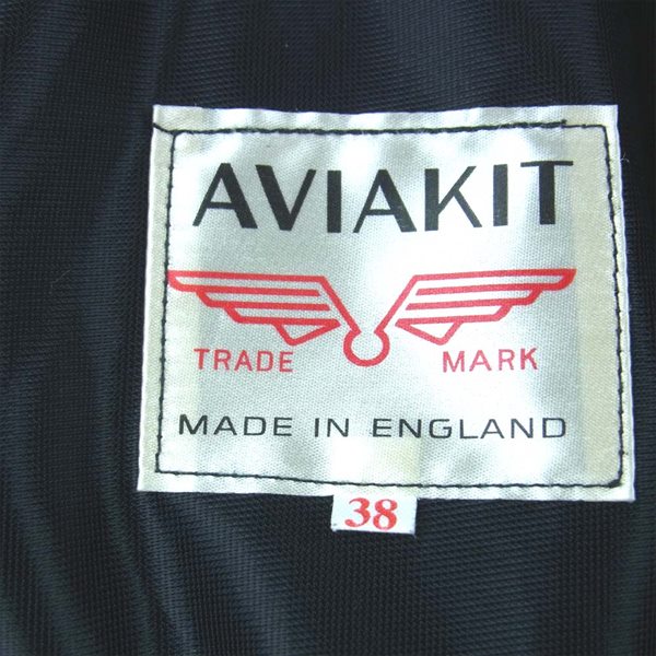 Lewis Leathers ルイスレザー リアルマッコイズ The REAL McCOY'S 別注 Cyclone サイクロン ディアスキン ダブル レザー ライダース ジャケット ネイビー系 38【中古】