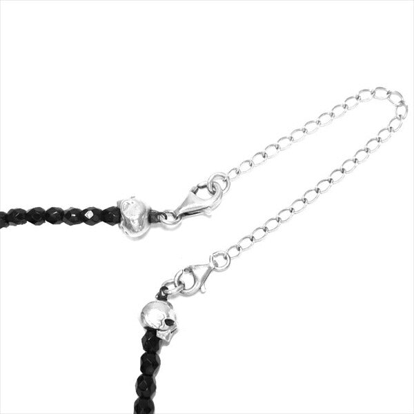 JAM HOME MADE ジャムホームメイド & ready made オニキス スカル ネックレス ブラック系  ブラック系【中古】