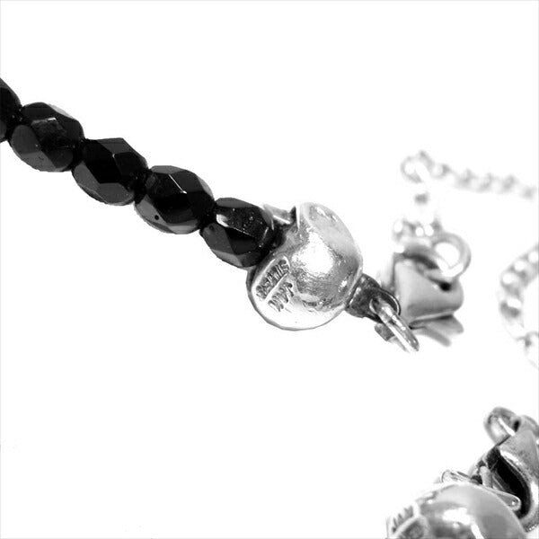 JAM HOME MADE ジャムホームメイド & ready made オニキス スカル ネックレス ブラック系  ブラック系【中古】
