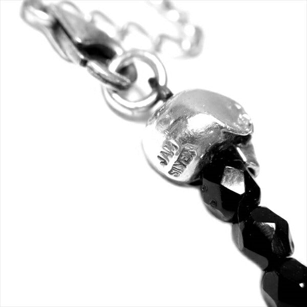 JAM HOME MADE ジャムホームメイド & ready made オニキス スカル ネックレス ブラック系  ブラック系【中古】