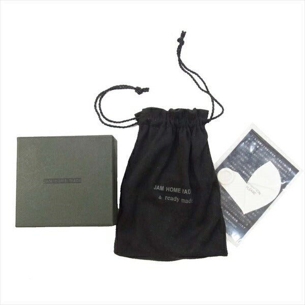 JAM HOME MADE ジャムホームメイド & ready made オニキス スカル ネックレス ブラック系  ブラック系【中古】