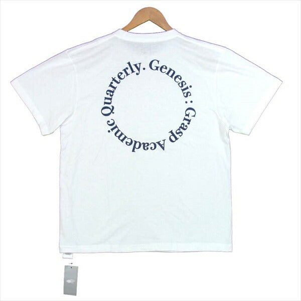 ポヴァール GENE T プリントTシャツ プリント 半袖 genesis VID Tシャツ 白系 白系 L【新古品】【未使用】【中古】
