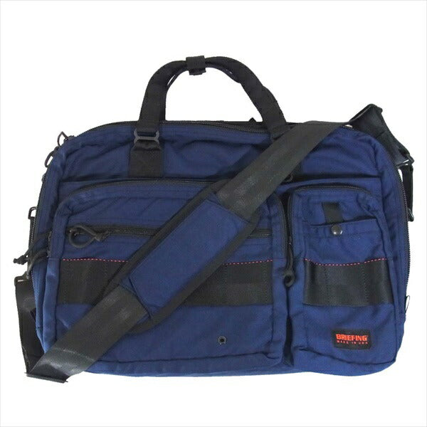 BRIEFING ブリーフィング シップス ships 別注 neo B4 Liner ブリーフ ケース ブリーフケース ビジネスバッグ ブルー系  ブルー系【中古】