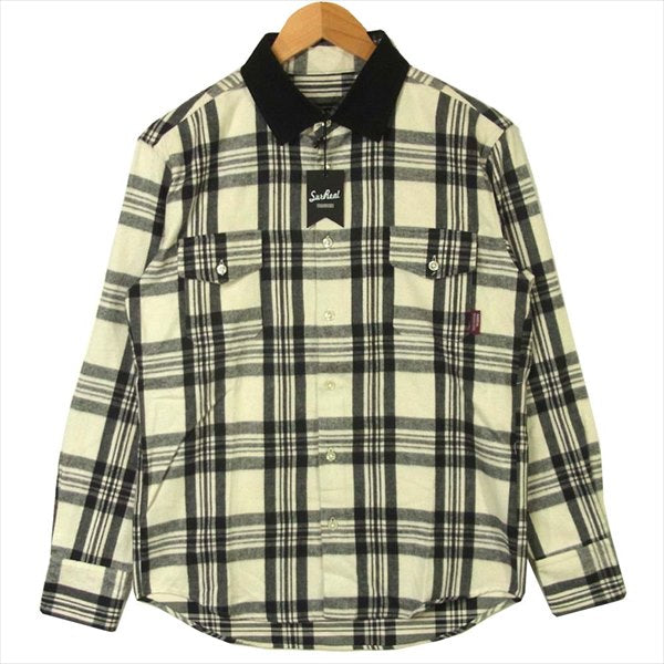シュルリアル TOHRU コーデュロイ 長袖シャツ オフホワイト系 M【新古品】【未使用】【中古】