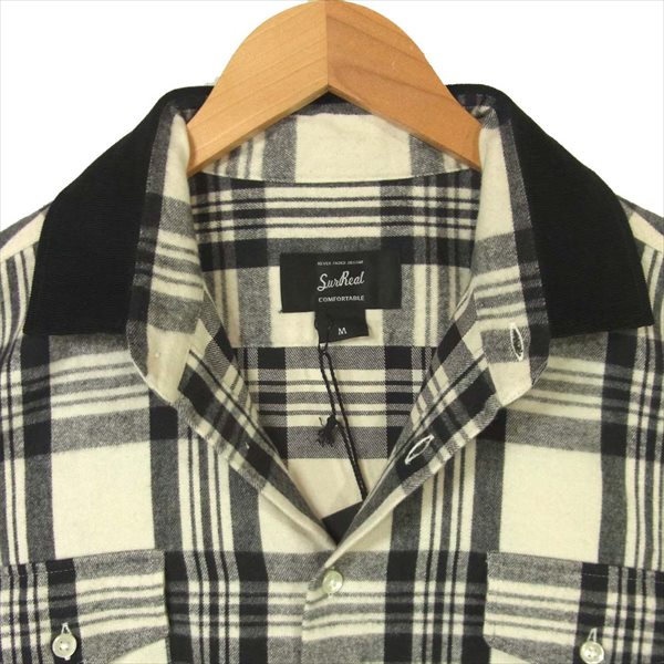 シュルリアル TOHRU コーデュロイ 長袖シャツ オフホワイト系 M【新古品】【未使用】【中古】