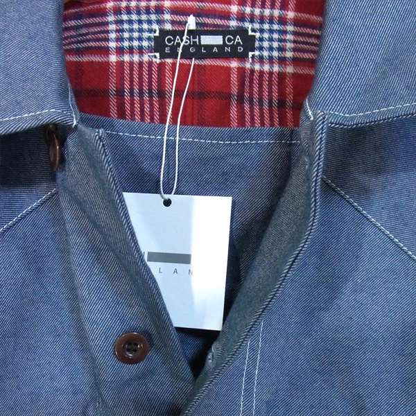 CASH CA カシュカ CAW14-SH0005 WESTERN DENIM SHIRT デニム シャツ ネイビー系 M【新古品】【未使用】【中古】
