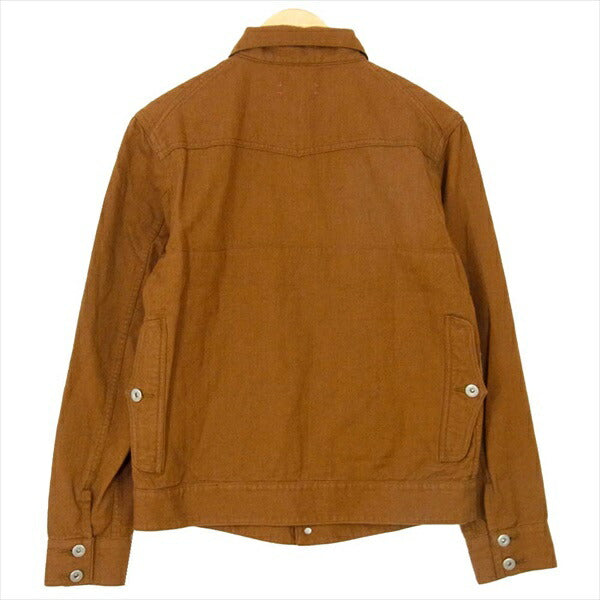 CASH CA カシュカ CAW13-JK0010 HB MACKINAW JACKET 日本製 ジャケット ブラウン系 ブラウン系 S【新古品】【未使用】【中古】