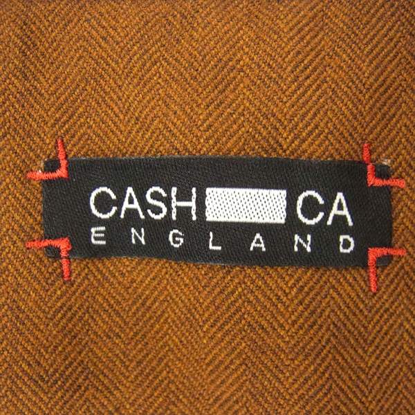 CASH CA カシュカ CAW13-JK0010 HB MACKINAW JACKET 日本製 ジャケット ブラウン系 ブラウン系 S【新古品】【未使用】【中古】