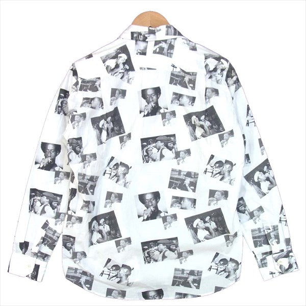 エー・フォー ラブス AFS15-SH0001 ALLOVER プリント シャツ 長袖シャツ ブラック系 M【新古品】【未使用】【中古】