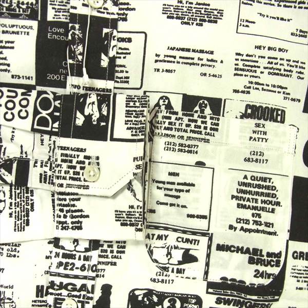 エー・フォー ラブス A.FOUR Labs AFW6-SH001 PRINT LS SHIRT プリント 長袖シャツ ホワイト系 S 【新古品】【未使用】【即決】 ホワイト系 S【新古品】【未使用】【中古】