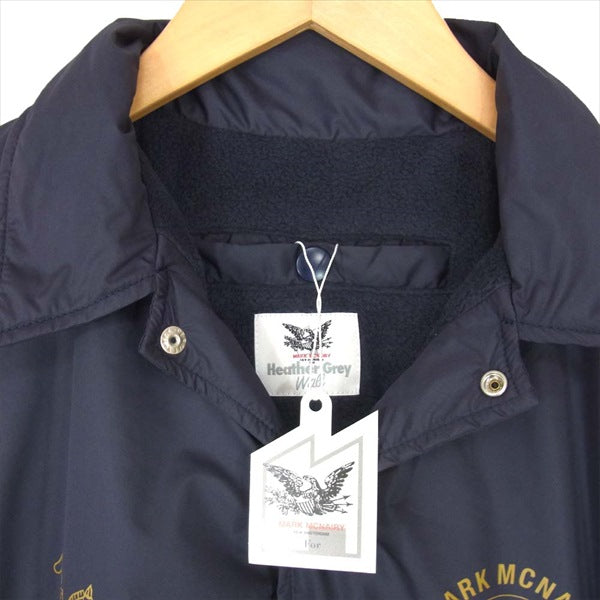 MARK MCNAIRY マークマクナイリー MMW14-JK0004B COACH JACKET コーチ ジャケット ネイビー系 S 【新古品】【未使用】【即決】 ネイビー系 S【新古品】【未使用】【中古】