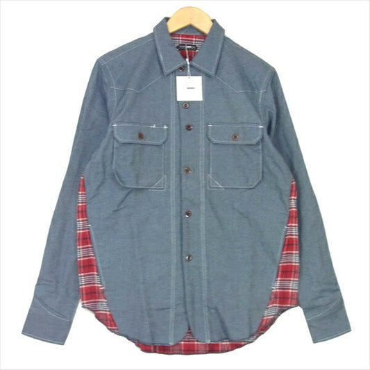 CASH CA カシュカ WESTERN DENIM SHIRT ウエスタン デニム 長袖シャツ インディゴブルー系 インディゴブルー系 M【新古品】【未使用】【中古】