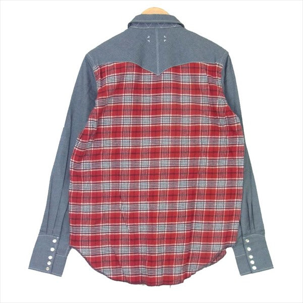 CASH CA カシュカ WESTERN DENIM SHIRT ウエスタン デニム 長袖シャツ インディゴブルー系 インディゴブルー系 M【新古品】【未使用】【中古】