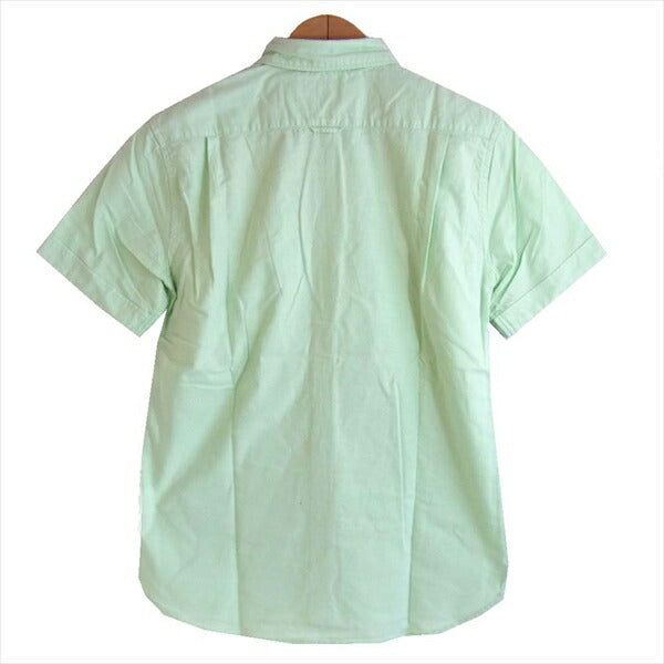 ROTTWEILER ロットワイラー OX SS B.D SHIRT オックスフォード 半袖シャツ グリーン系 グリーン系 S【新古品】【未使用】【中古】
