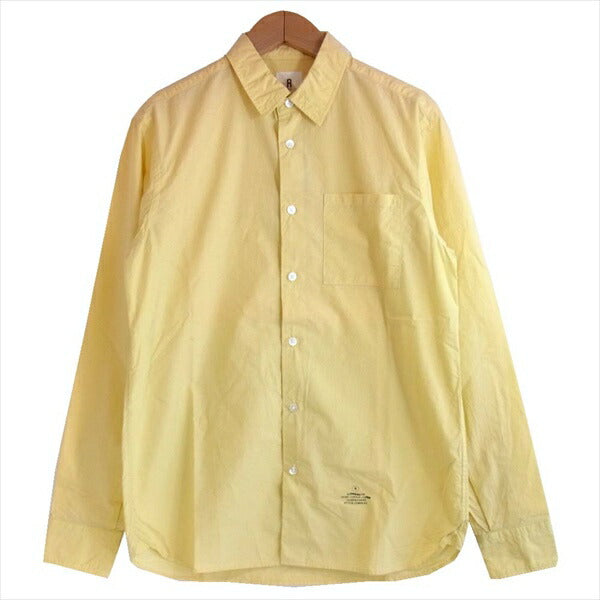 ROTTWEILER ロットワイラー COLOR LEGULAR SHIRTS レギュラー 長袖シャツ イエロー系 イエロー系 S【新古品】【未使用】【中古】