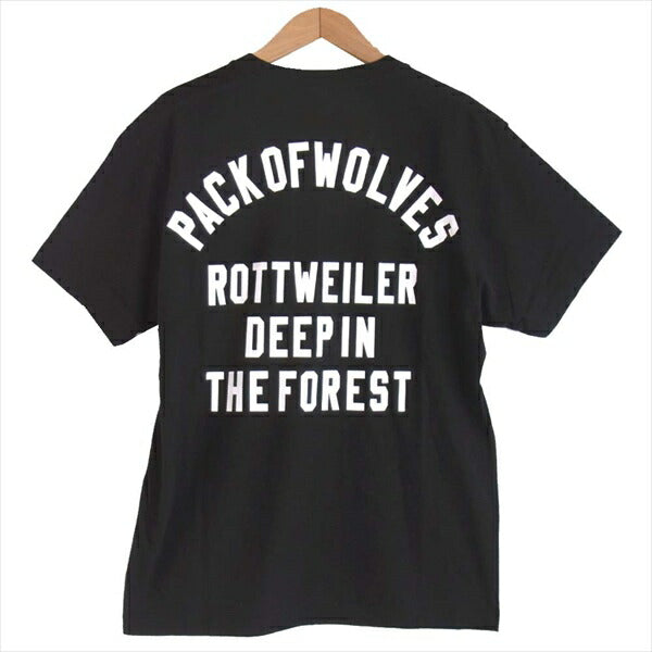ROTTWEILER ロットワイラー 17AW RW-M7A-06036 FOREST Tee プリント Tシャツ 黒系 黒系 S【新古品】【未使用】【中古】
