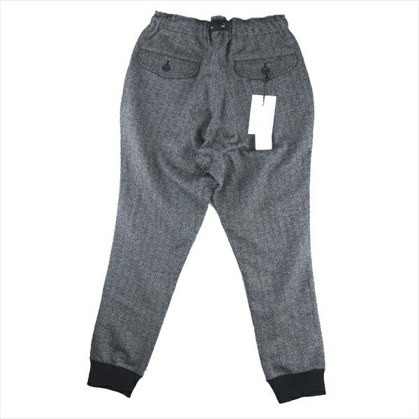 Name. ネーム NMCU-16AW-004 ヘリンボーン イージー パンツ ブラック系【新古品】【未使用】【中古】