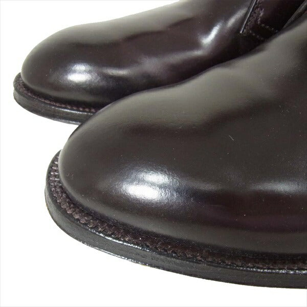 ALDEN オールデン 1878 モンクストラップ コードバン ダークバーガンディ ビジネスシューズ ブラウン系 9 B/D【中古】