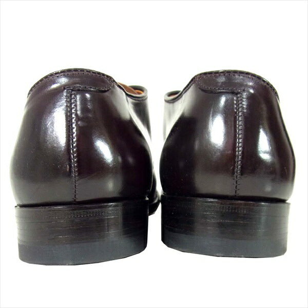 ALDEN オールデン 1878 モンクストラップ コードバン ダークバーガンディ ビジネスシューズ ブラウン系 9 B/D【中古】