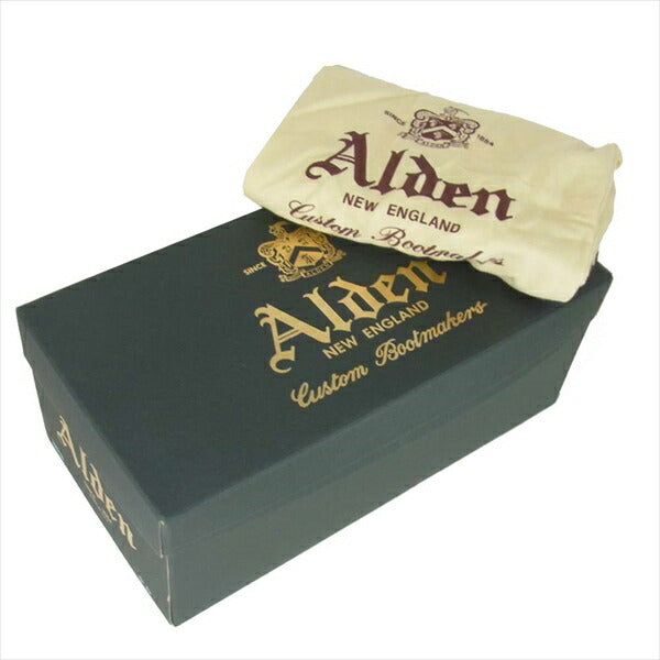 ALDEN オールデン 1878 モンクストラップ コードバン ダークバーガンディ ビジネスシューズ ブラウン系 9 B/D【中古】