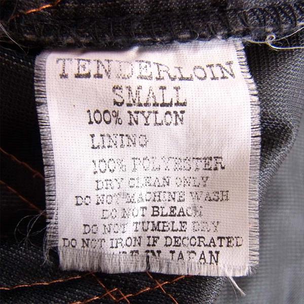 TENDERLOIN テンダーロイン T-QUILT RACING JKT キルティング 中綿 レーシング ジャケット 黒系 黒系 S【中古】