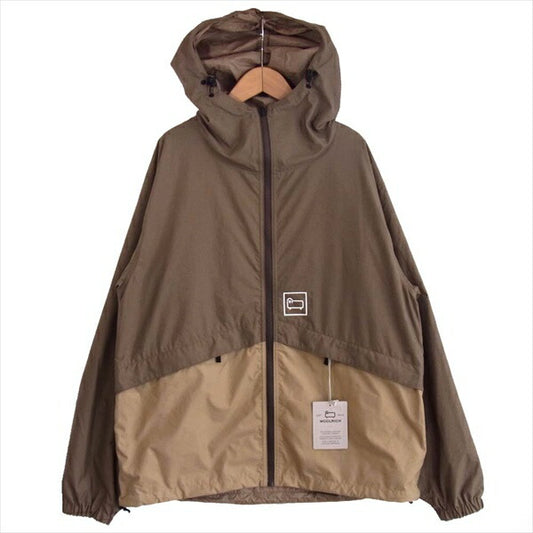 WOOLRICH ウールリッチ GREEN CYCLE REVERSIBLE JACKET ジャケット カーキ×ベージュ カーキ×ベージュ USA M【新古品】【未使用】【中古】