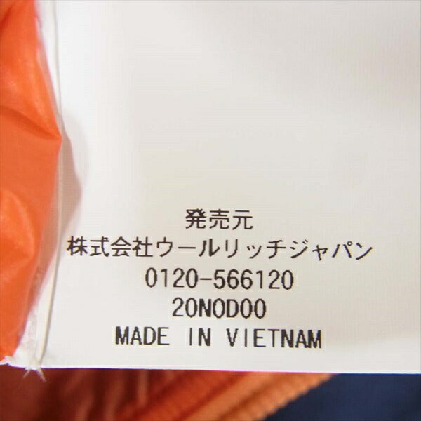 WOOLRICH ウールリッチ GREEN CYCLE REVERSIBLE JACKET ジャケット ネイビー系 L【新古品】【未使用】【中古】